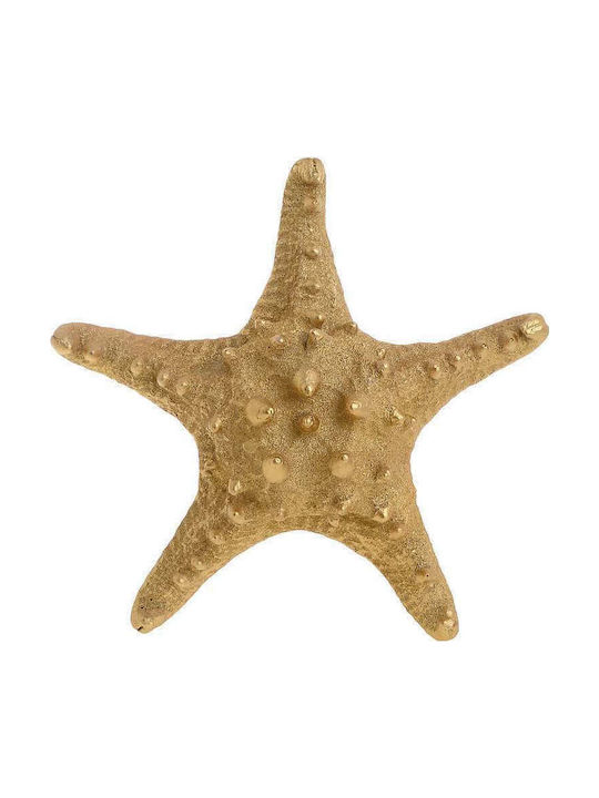 Inart Decorative Starfish made of Polyresin 17x17x6cm 1pcs