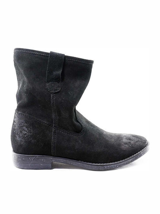 Sante Suede Women's Ankle Boots Black 77-191-01