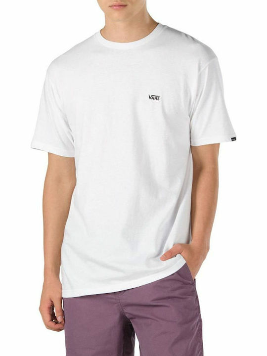 Vans Ανδρικό T-shirt Λευκό Μονόχρωμο