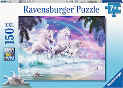 Παιδικό Puzzle Unicorn Beach 150pcs για 7+ Ετών Ravensburger