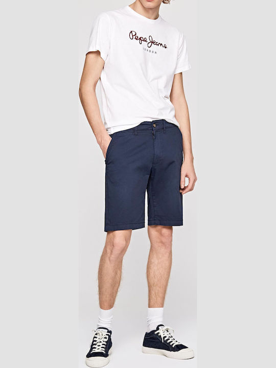 Pepe Jeans Mc Queen Ανδρική Βερμούδα Chino Navy...