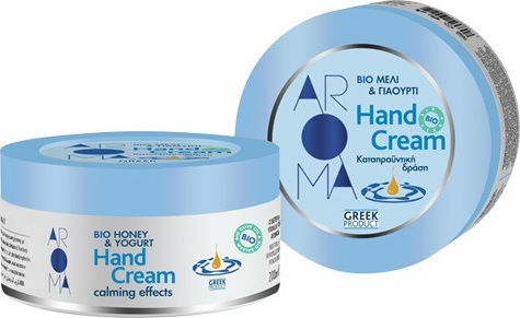 Aroma Bio Ενυδατική Κρέμα για Σκασμένα Χέρια Honey & Yogurt 200ml