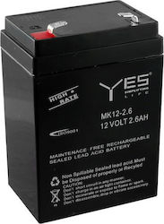 Yes Power MK 12-2.6 Батерия UPS 12V 2.6Ah