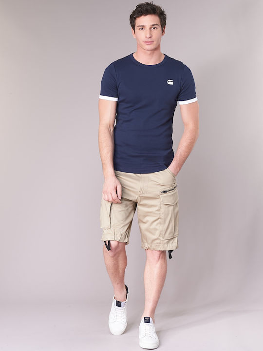 G-Star Raw Rovic Zip Relaxed Ανδρική Βερμούδα Cargo Μπεζ
