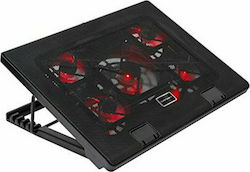 Mars Gaming MNBC2 Cooling Pad for Laptop up to 17" with 5 Fans and Lighting