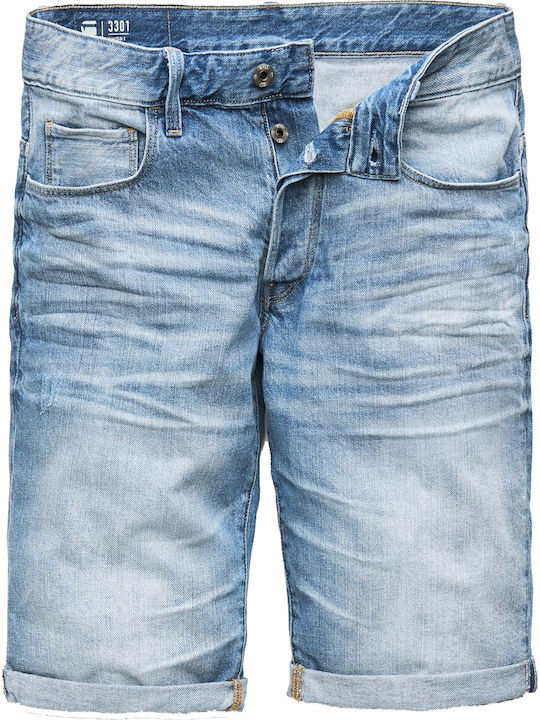 3301 Men's Shorts Jeans Blue
