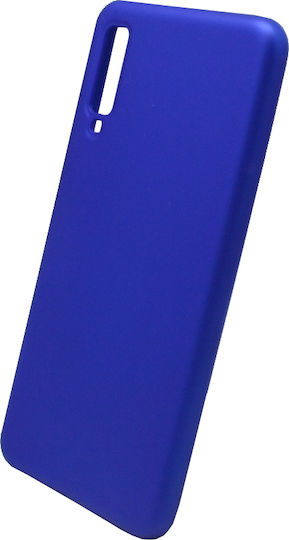 Silky And Soft Back Cover Σιλικόνης Μπλε Ηλεκτρικ (Galaxy A7 2018)