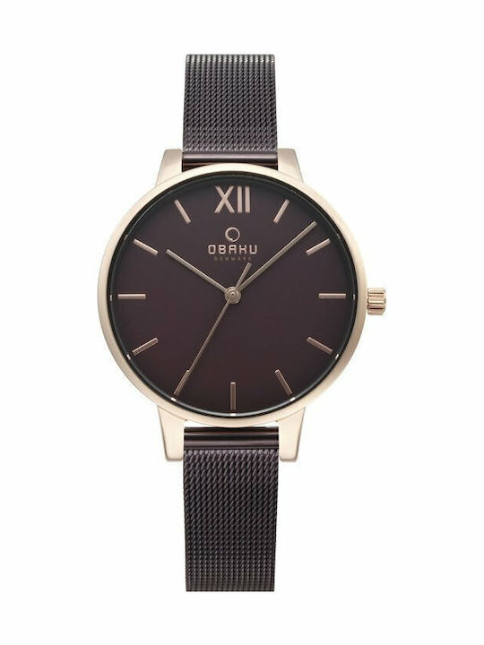 Obaku Liv Ρολόι Μπαταρίας με Μεταλλικό Μπρασελέ Obaku Liv Ρολόι Μπαταρίας με Μεταλλικό Μπρασελέ