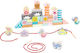 Tooky Toys Cuburi De Construit Mermaid Din Lemn Pentru 1.5+ Ani 40 Bucăți