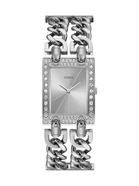 Guess Uhr Automatisch mit Silber Metallarmband W1121L1