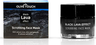 Olive Touch Black Lava Effect Gesichtsmaske für das Gesicht für Reinigung 50ml