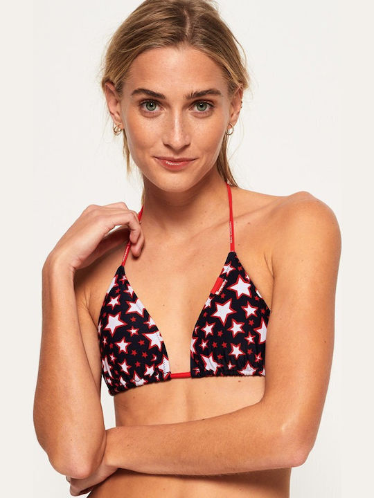 Triangle Bikini Top Play Star Pacific Red