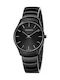 Calvin Klein Watch with Black Metal Bracelet K4D22441