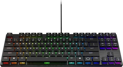 CoolerMaster SK630 Gaming Mechanical Keyboard with Cherry MX Red Low Profile switches and RGB lighting (English US)