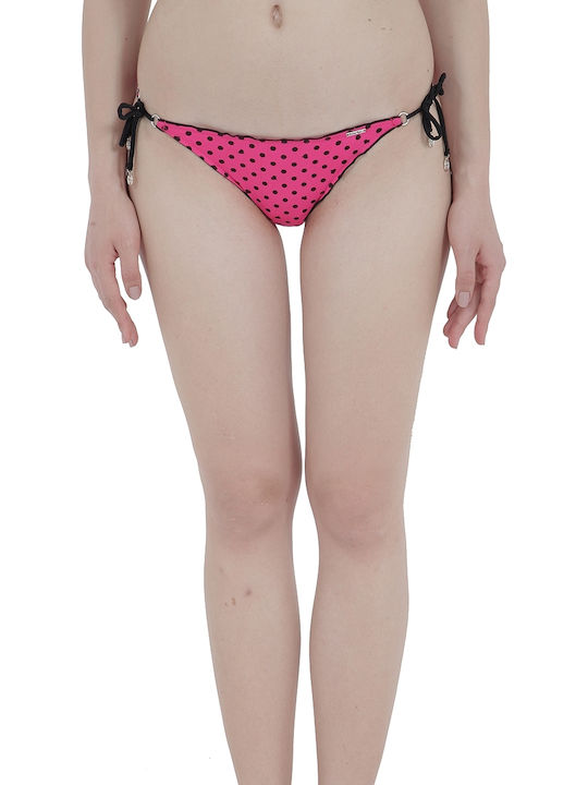 Banana Moon Gela Bikini Slip with Ties Fuchsia