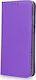 Forcell Книга Изкуствена кожа Лилав (Galaxy A6 2018)