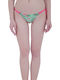 Luha Bikini Slip mit Schnürchen Blumen