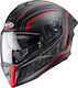 Caberg Drift Evo Integra H9 Matt Black/Anthracite/Red Fluo Κράνος Μηχανής Full Face ECE 22.05 1390gr με Pinlock και Sunvisor