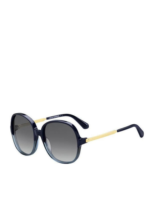 Kate Spade Sunglasses Navy Blue With Horn-Rimmed Frame