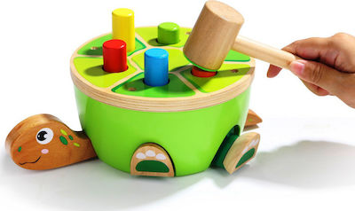 Top Bright Hammer Toy Turtle Pounding Bench made of Wood for 18++ Months