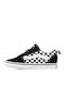 Vans Παιδικά Sneakers Ward Checkered Slip-on Μαύρα
