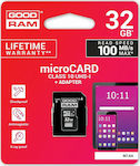 GoodRAM M1AA microSDHC 32GB U1 with Adapter (100MB/s)