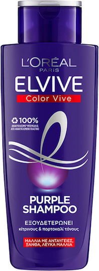 L'Oreal Paris Elvive Color Vive Purple Σαμπουάν Διατήρησης Χρώματος για Βαμμένα Μαλλιά 200ml