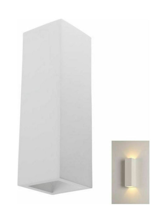 Spot Light Μοντέρνο Φωτιστικό Τοίχου με Ντουί GU10 σε Λευκό Χρώμα