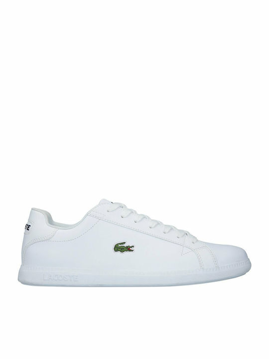 Lacoste Graduate Ανδρικά Sneakers Λευκά