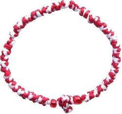 FINE RED - WHITE ROSARY