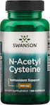 Swanson N-Acetyl Cysteine 600мг 100 капси Без вкус