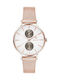 Gant Park Avenue Women's Watch with Pink Gold Metal Bracelet