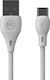 WK WDC-072 USB 2.0 Cable USB-C male - USB-A Λευκό 1m 250409