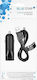 Blue Star Car Charger 2A with one Port: 1xUSB with Cable Micro-USB Blue Color