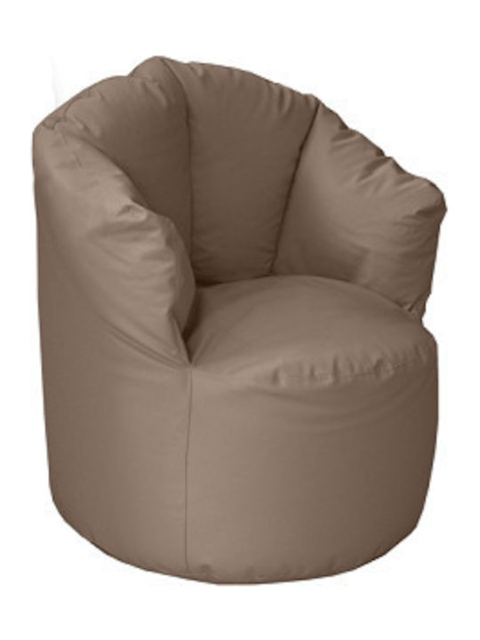 Bean Bag Armchair A Brown 90x90x86cm 37105 14 Skroutz.cy