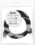 Club3D HDMI 2.0 Braided Cable HDMI male - HDMI male 15m Μαύρο