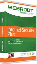 Webroot Internet Security Plus 2019 for 3 Devices and 1 Year of Use (Electronic License) Webroot Internet Security Plus 2019 for 3 Devices and 1 Year of Use (Electronic License)