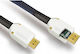 Ricable Supreme F12 HDMI 2.0 Premium Hochgeschwindigkeits Geflochtenes HDMI-Kabel HDMI-Stecker - HDMI-Stecker 12,5m Schwarz