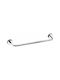 Karag Modern Single Wall-Mounted Bathroom Rail ​40x40cm Inox Silver