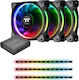 Thermaltake Riing Plus 12 RGB Radiator Fan Lumi Plus TT Premium Case Fan 120mm με Σύνδεση 4-Pin PWM 3τμχ