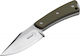 Boker Plus Piranha Knife Green with Blade made of Steel in Sheath