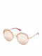 Guess Women's Sunglasses with Gold Metal Frame and Pink Mirror Lens GU7587-28U