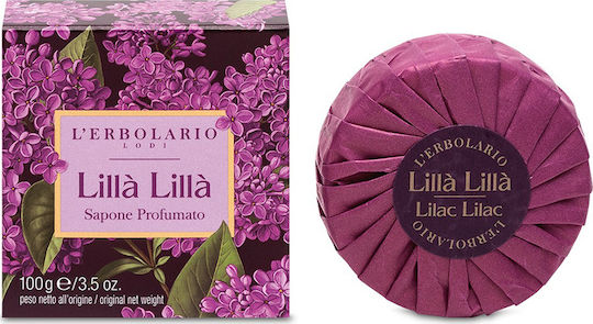 L' Erbolario Lilla Lilla Sapone Profumato Μπάρα Σαπουνιού 100gr