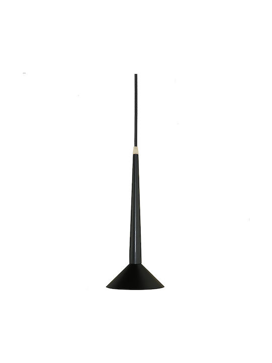 Luma Μαύρο Pendant Light Single-Light Black