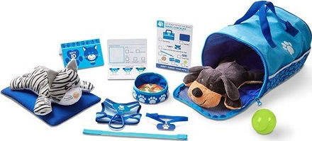 Melissa & Doug Imitation Game Tote & Tour Pet Travel Play 15pcs