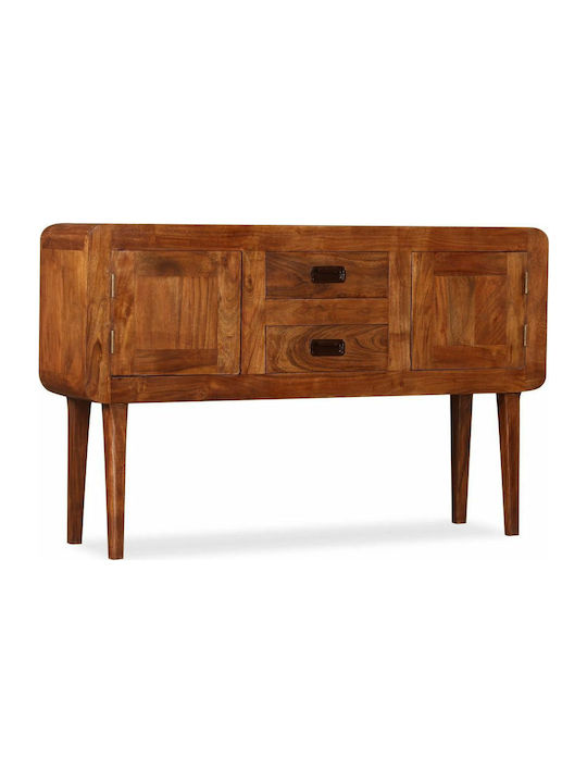 Sideboard made of Solid Wood with Drawers Sheesham 120x30x75cm