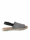 Toms Birch Clara Leder Damen Flache Sandalen in Gray Farbe