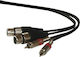 Ibiza Sound XLR female to RCA male 5m Cable (CM5RXF-2)