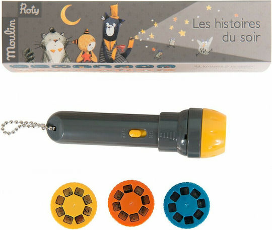 Moulin Roty Story Projector Mustaches Proiector de Povești pentru 4+ ani Ani