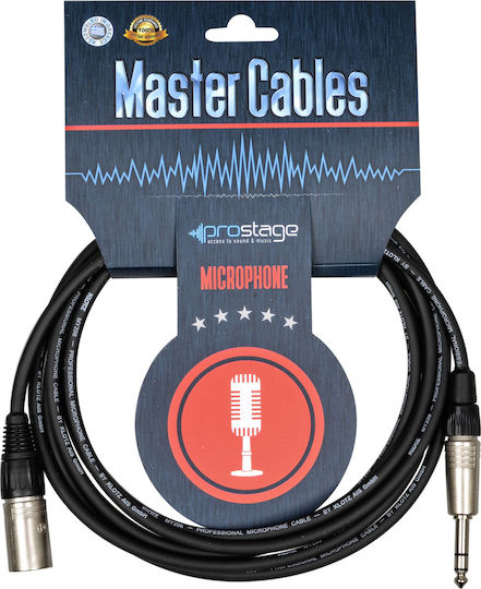 Prostage XLR male to 6.3mm male 15m Cable (MTS-15)